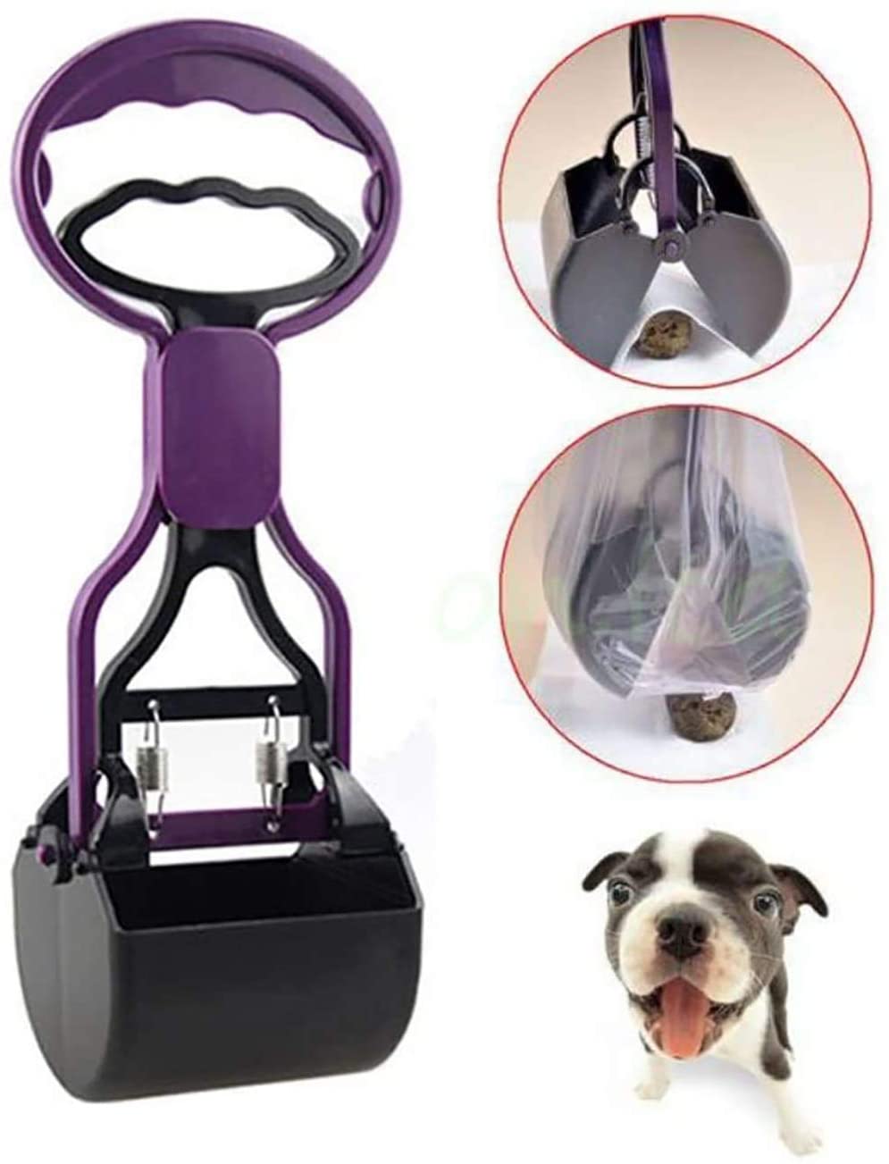 Pet Dog Poop Scooper Dispenser Travel Pooper Scooper Poop Scoop Clean Animal Waste Picker Cleaning Tools