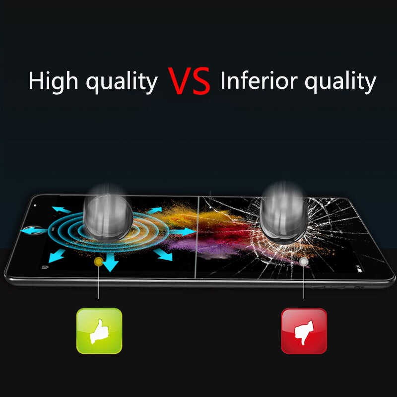 9H Gehärtetem Glas Für iPad Air 4 10,9 zoll 2,5 D Volle Abdeckung Screen Protector Für iPad Pro 11 Air 2 3 MiNi 5 4 3 2 10,2 Glas