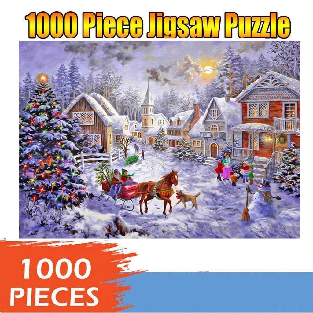 1000 Stuks Puzzel Kinderen Speelgoed Puzzel Patroon Speelgoed Kerst Halloween Puzzels Kind Early Educatief Speelgoed