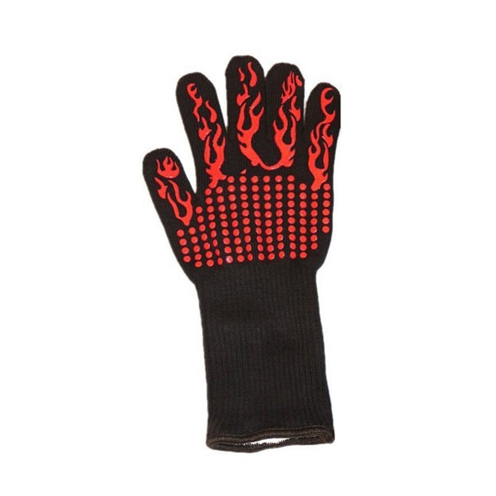 Een Stuk Bbq Handschoenen Hoge Temperatuur Weersta