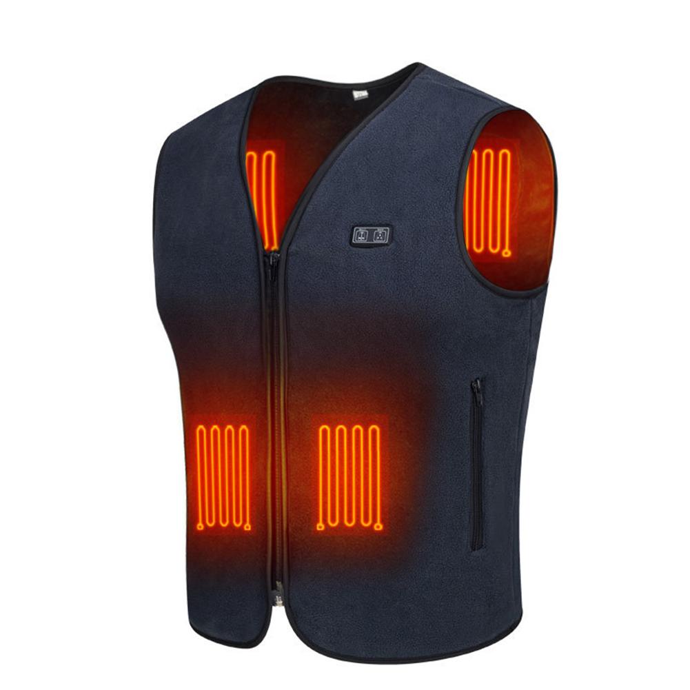 Gilet décontracté intelligent chauffant