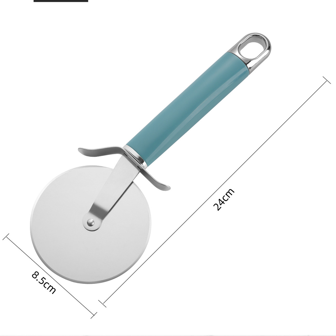 8.5cm Wheel Stainless Steel Roller Pizza Cutter Wheel Pizza Cutting Slicer Baking Cutter Convenience Kitchen Gadget Baking Tool