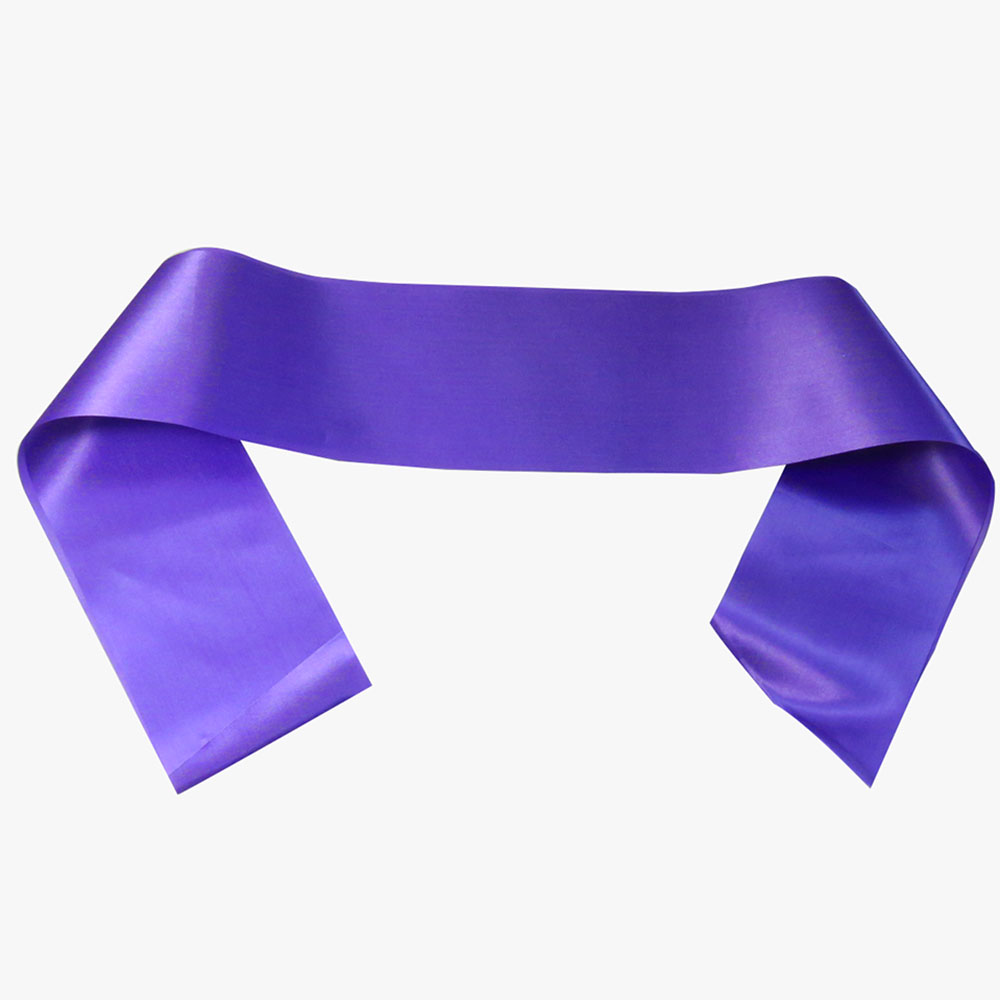5pcs as a lot Blank ribbon plain sash 10 colors fabric Red blue white etc satin for wedding birthday baby shower DIY: Dark Purple
