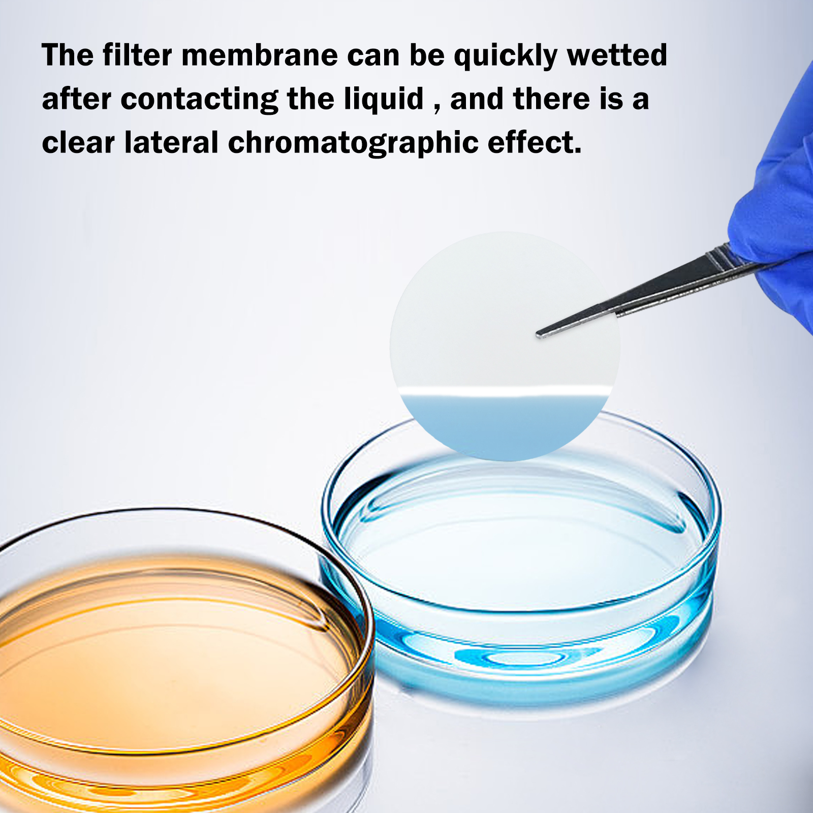 100 st/parti ptfe hydrofila/hydrofobiska membranfilter med skivfilter med 13/25/50mm diameter och 0.22um/0.45um porstorlekar