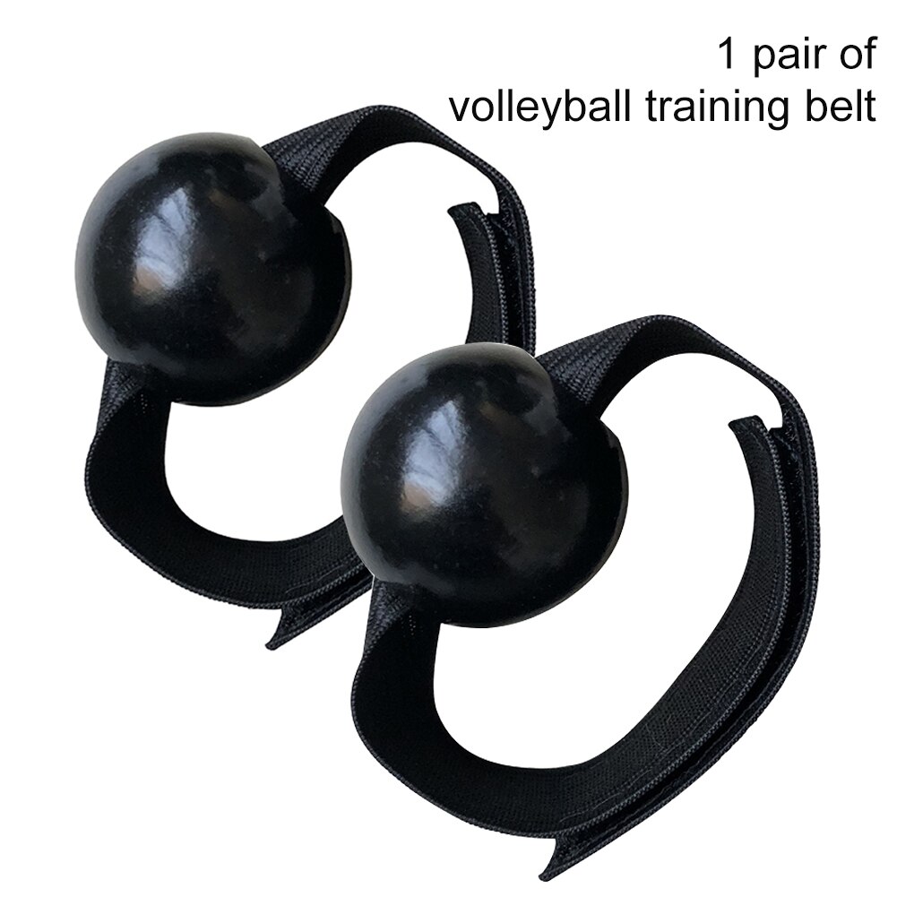 1 par begynderkorrektionshjælp til volleyballtræningsbælte med perle superfin fiber justerbar atleter bærbart fitnesscenter
