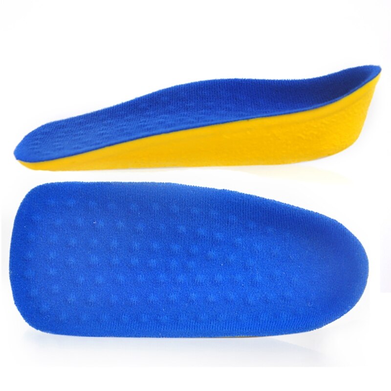 1 Pair 2cm High Increasing Heel Lift Half Insoles In Sock Pad