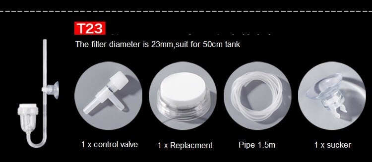 Oxygen Diffuser CO2 Air refiner fish tank pump nano air plate increasing sand head stone extremely fine bubble Stone Aquarium: T23