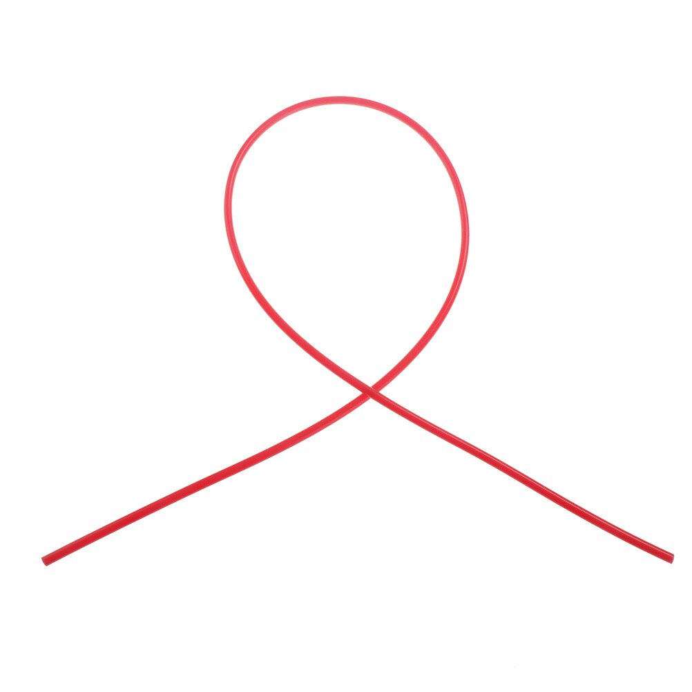 1M 4mm x 6mm Tube de Silicone de alimentaire haute et basse résistance à la température tuyau de tuyau Transparent Non toxique insipide: Rouge