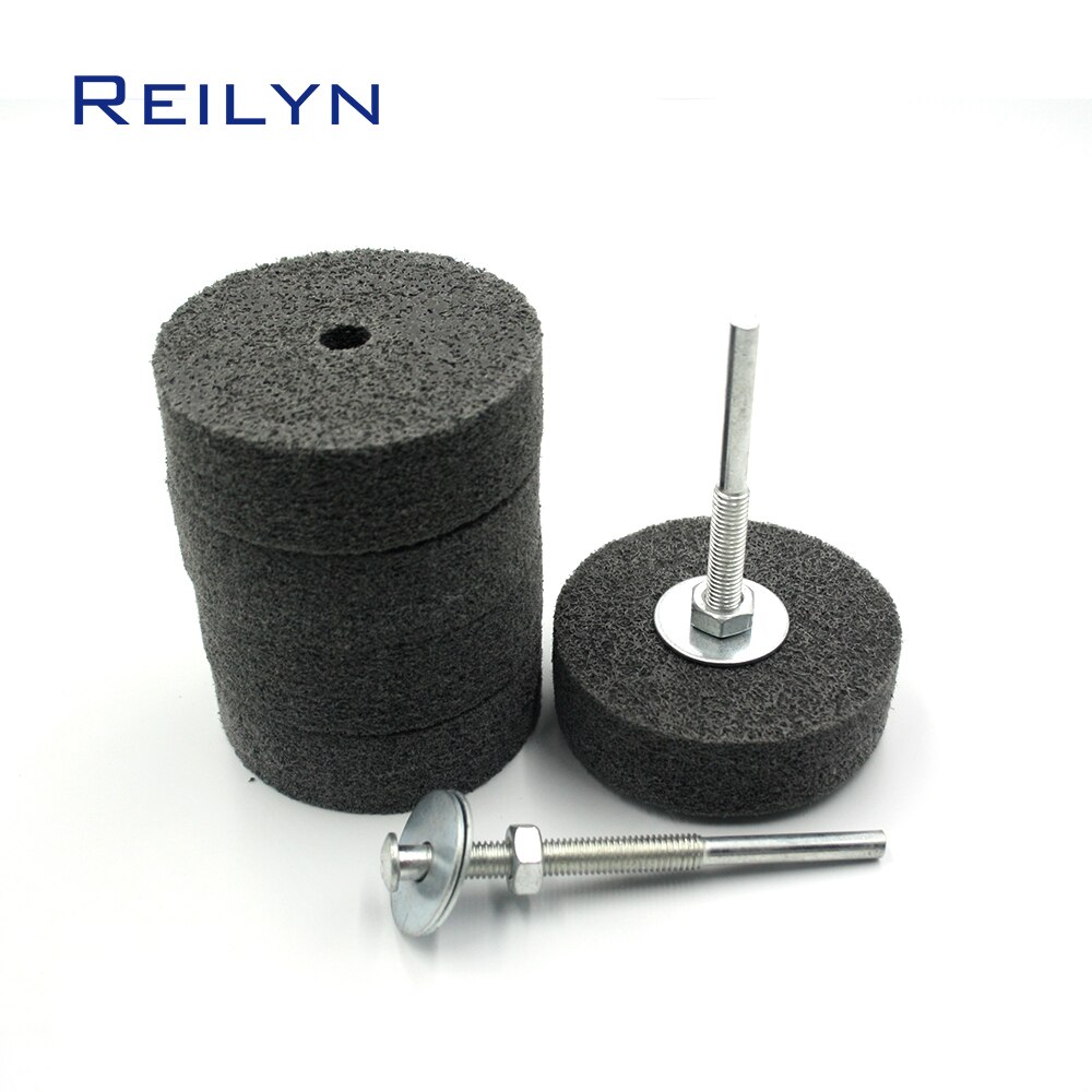 non-woven polishing wheel 75mm polishing disc fabric polishing roller for hand drill rotary tool
