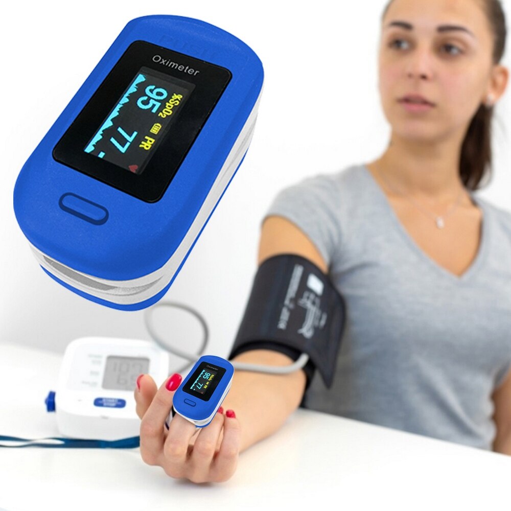 Medische Infrarood Vinger Clip Oximeter Led Display Vingertop Elektronische Digitale Pulsoximeter Draagbare Bloed Zuurstof SpO2 Monitor