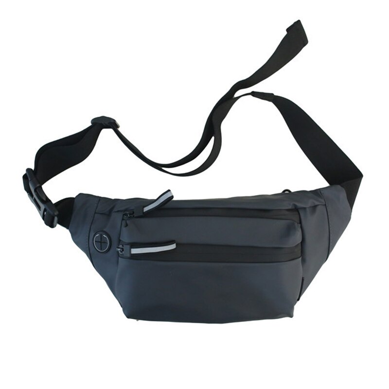 Waterdichte Vrouwen Heuptas Fanny Pack Mode Borst Pakken Outdoor Crossbody Tas Grote Capaciteit Unisex Riem Tassen Hip Taille Packs: Dark gray Belt bag