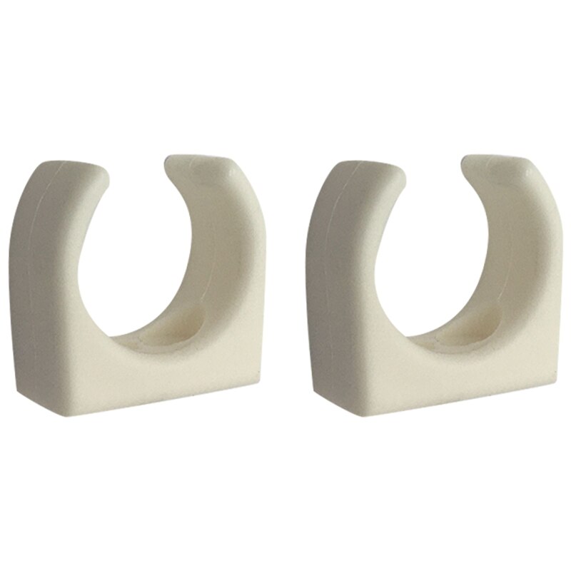 2 Pcs Nylon Ladder Clip Boot Haak Clip Voor Maat 1-1/4Inch Diameter Per Set uv Marine Accessoires Yacht Boot: White