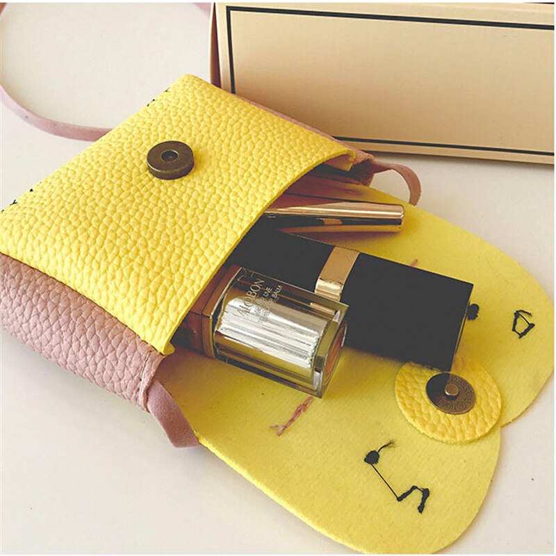 Girls PU Coin Purse Bag Wallet Kids Rabbit One Shoulder Bag Small Coin Purse Change Wallet Kids Bag