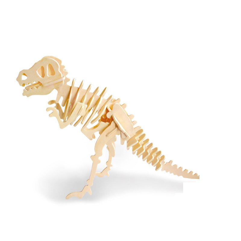 DIY 3D Wooden Toys Puzzle Animal Assembling Swan,parrot,butterfly,dinosaur Model Kit for Child Toy: 11