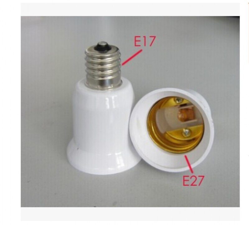 Car Light Bulb Car LED GU24-E17-G24-E40 to E27 E14 to 2 E27 White LED Light Lamp Bulb Adapter Holder Socket Car lamp Accessories: E17 to E27