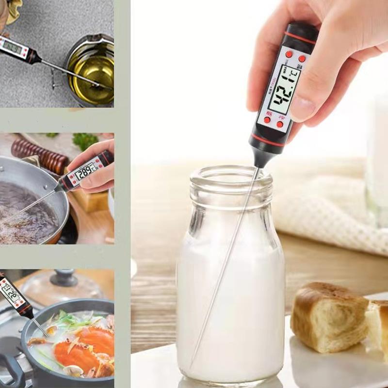 Kitchen Oil Thermometer Needle Food Thermometer Instant Read Meat Temperature Meter Tester With Probe For Candle Making Wax