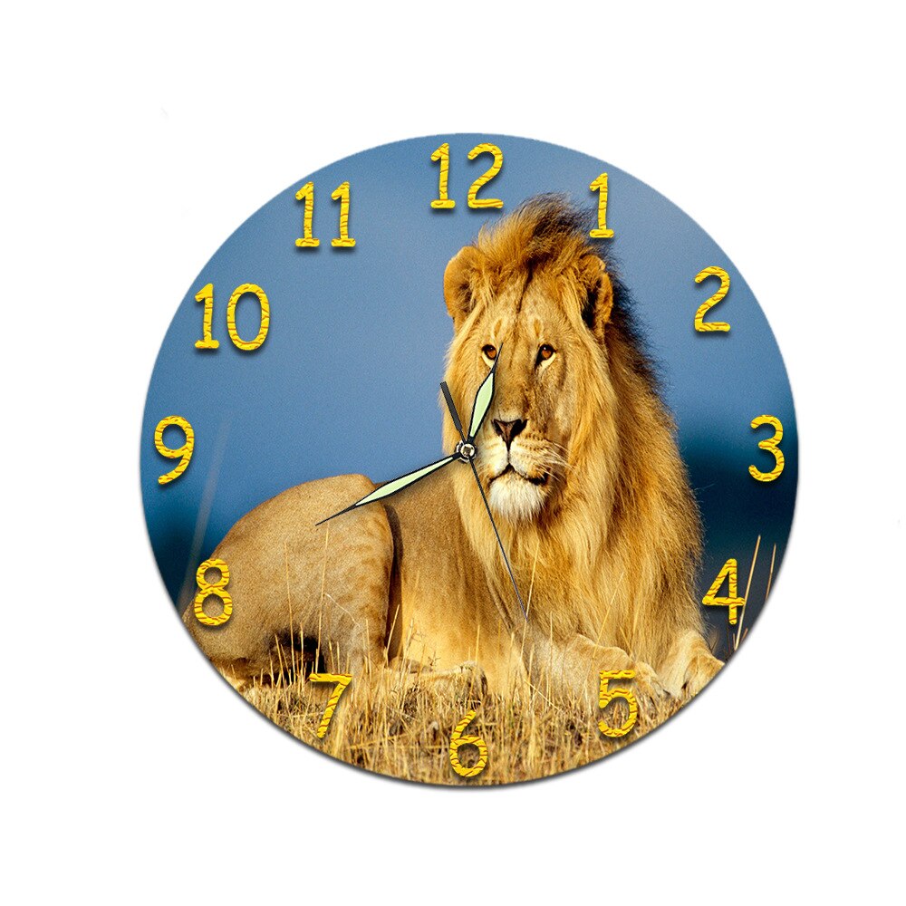 Vintage Wall Clock Silent Vintage Modern Wall Clock Digital Silent Relogio Parede Home Watch BB60: B