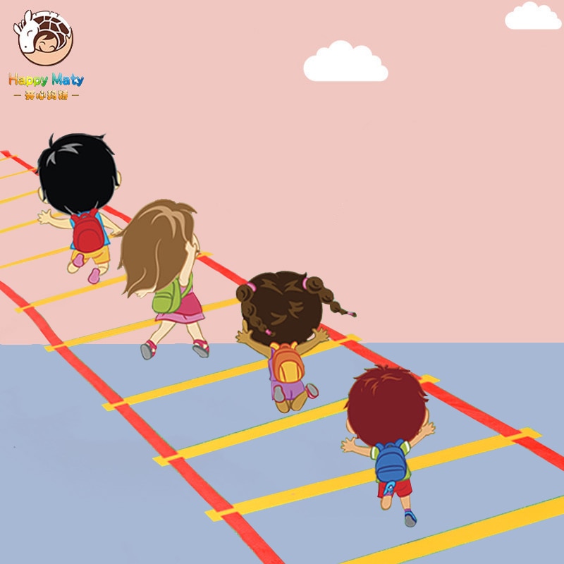 Voorschoolse Onderwijs Aid Sport Speelgoed Hopscotch Sprong naar de Grid Kinderen Sensorische Integratie Training Outdoor Fun Games Speelgoed cirkel