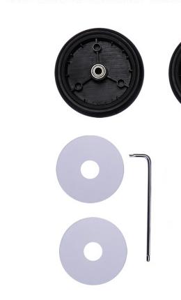 BABYYOYA Baby Strollers Front Wheels Pushchair Back Rubber Wheel Kids Yoya Pram Stroller Accessories For Carriage with tools: 1pcs front