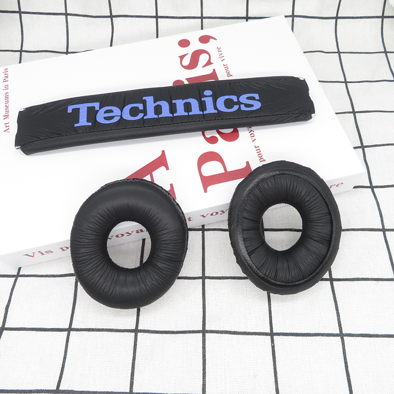 Almohadillas para auriculares RP DJ1210, almohadillas para los oídos de RP-DJ1210, almohadillas de repuesto para auriculares, almohadillas para los oídos, espuma de esponja de cuero PU