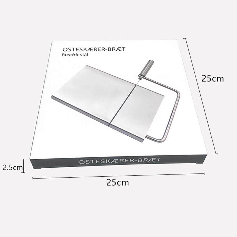Herramienta para cortar queso, 21x12,8x2,4 CM, , 5 cables, acero inoxidable