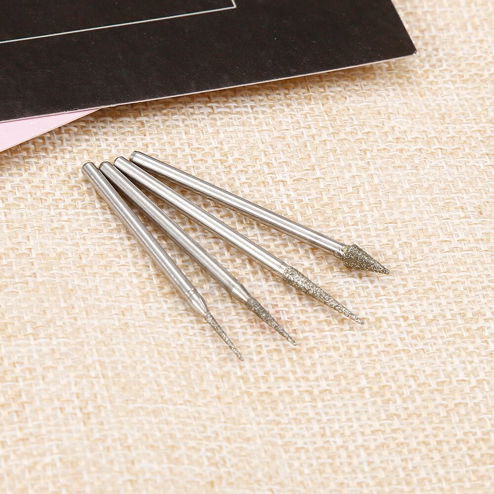 2.34mm Shank Abrasive Grinding Head Abrasive Tool Diamond Drill Accessories Polishing Tipped Electroplated Grinding Head TSLM2
