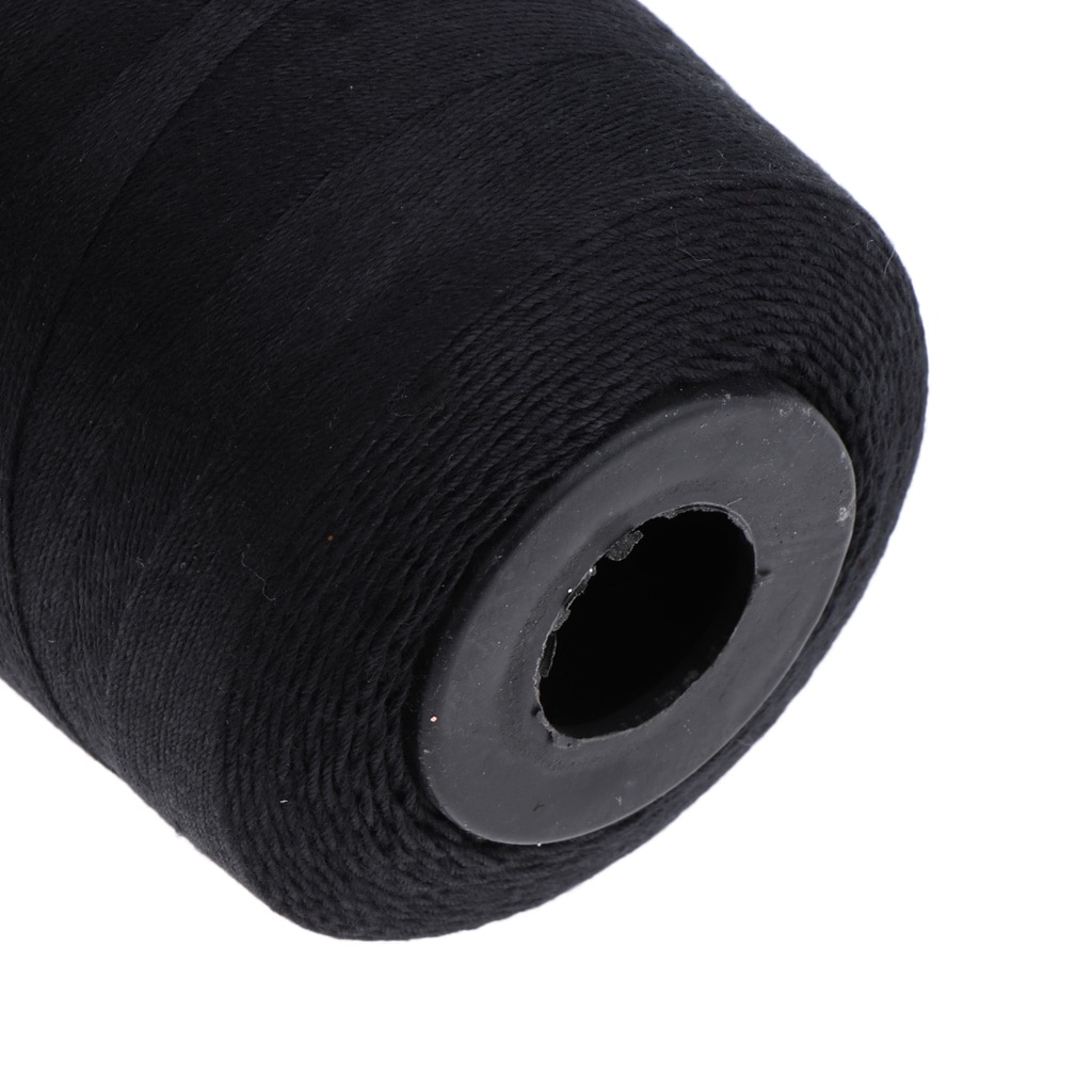 Fil de coton noir pour fabrication de perruque, bloc de tricot, modélisation artisanat 902 yards