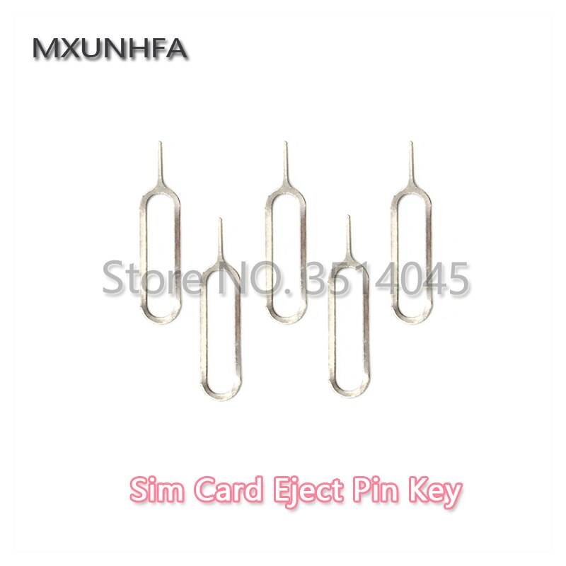 500pcs Metal SIM Card Tray Removal Eject Pin Key Open Tool Needle For iPhone 8 7 6S Plus X iPad Samsung S7 S8 For Xiaomi