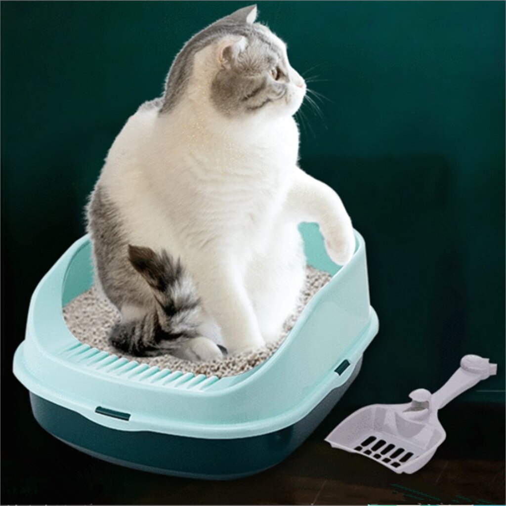 Caja de arena Autolimpiable para gatos, colcha grande de plástico para interiores, productos antisalpicaduras, muebles de casa, cajas de limpieza para gatos