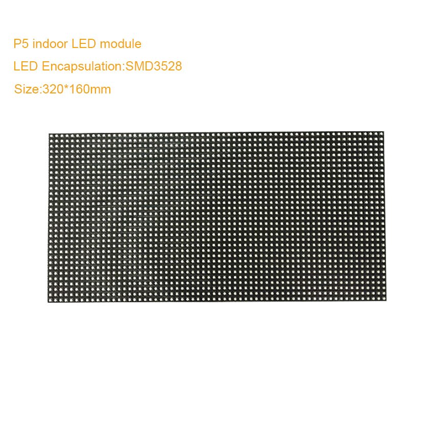 Full color matrix rgb led P2.5 P4 P5 P6 P10 Indoor led module 320*160mm 40000dot/sqm SMD3528 64*32 pixel RGB 16S led display