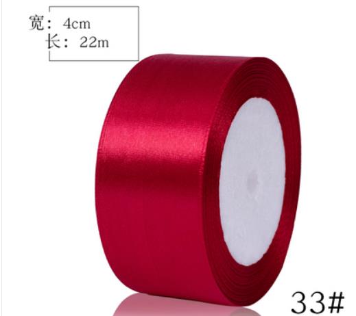 Corde d&#39;emballage en couleur 22m, largeur 4cm, ruban, cerclage de ballon, gif t, corde de fleurs, sangle lisse et brillante: Wine red