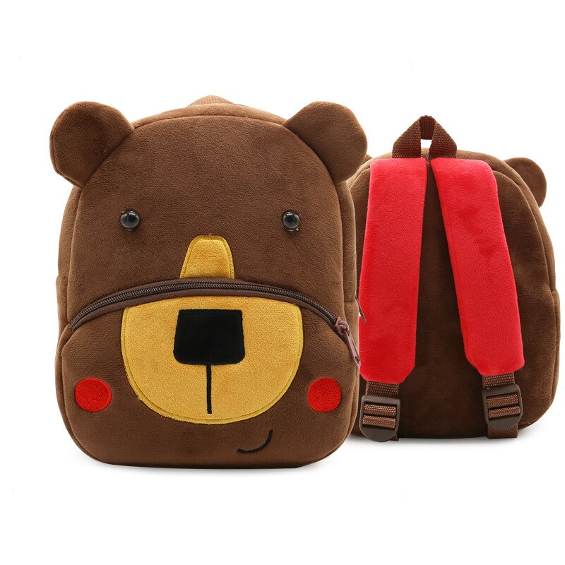 Kinderen Peuter Voorschoolse Rugzak Pluche Dier Cartoon Kids School Satchel Reizen Schooltassen: 22