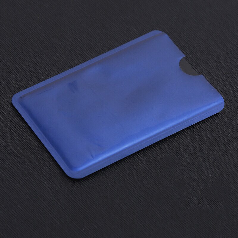 10 pcs Anti-Scan Card Sleeve Credit RFID Card Protector Anti-magnetic Aluminum Foil Portable Bank Card Holder