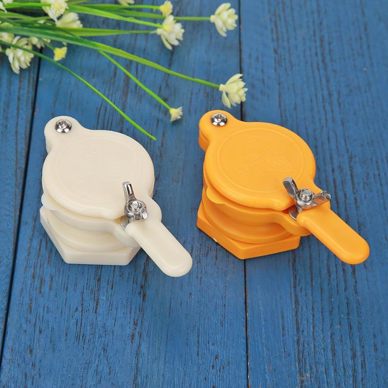 1/2pcs Nylon Bee Extractor Honey Tap Non-toxic Threaded Casing Gate Valve Plastics Durable Garden Beekeeping Supplies
