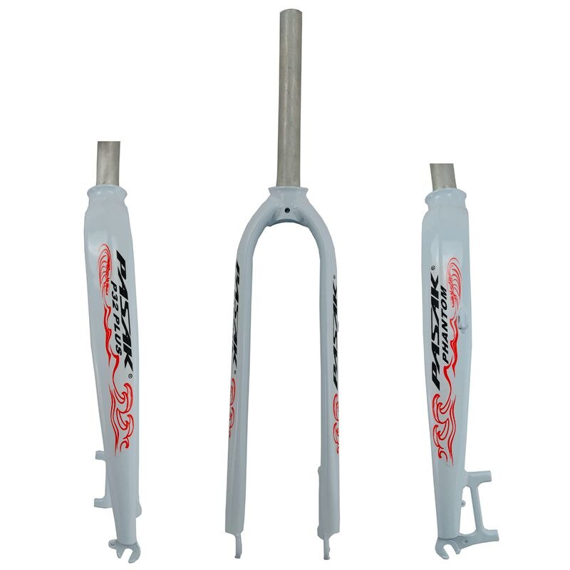 PASAK-horquilla rígida de aluminio para bicicleta de montaña, horquilla de 26 ", 27,5" y 29 "para bici de carretera P32, freno de disco de modelar