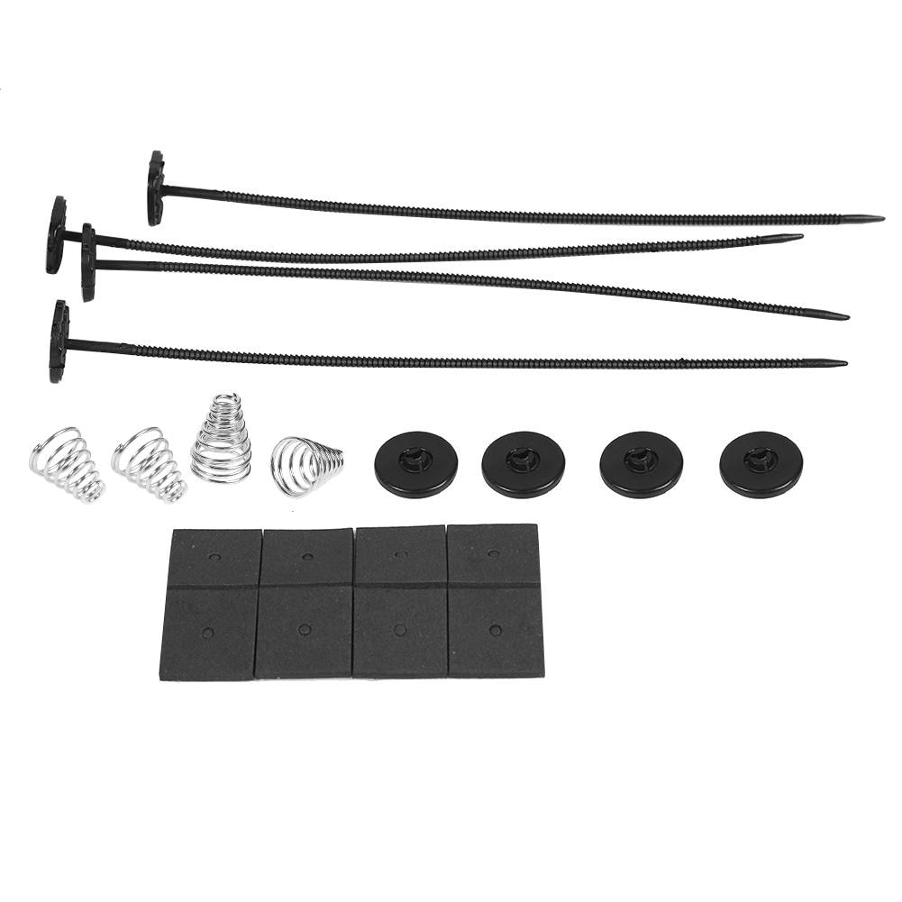Universal Fan Mount Kit Car Electric Radiator Fan Mounting Kit Plastic Ties Straps Bracket Parts