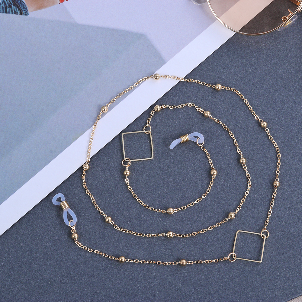 Mode Kralen Brillen Chain Dames Zonnebril Ketting Metalen Brillen Houder Lanyards Glazen Retainer Strap Accessoires
