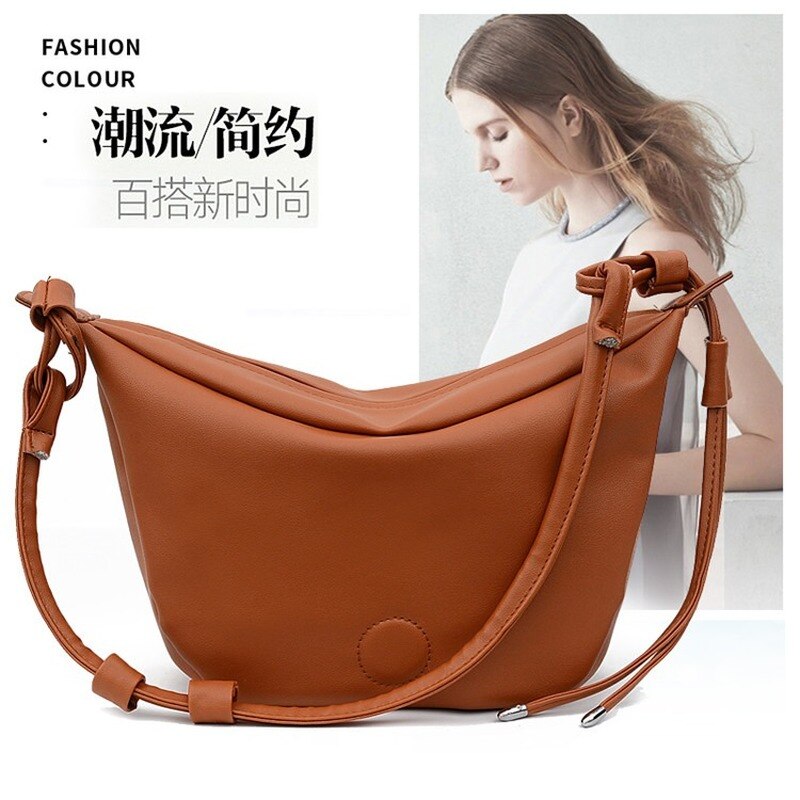lässig knödel tasche eins nische weibliche tasche neue halb-Mond tasche Netz verrotten Bote brust tasche