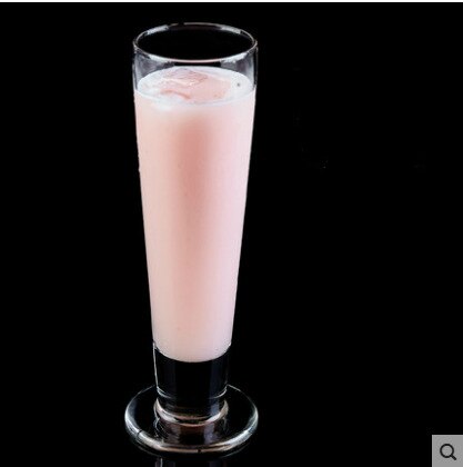 Hittebestendige Transparante Bier Wijn Glas Huishouden Drankjes Dessert Milkshake Thee Melk Koppen Multifunctionele Drank Bekers: P