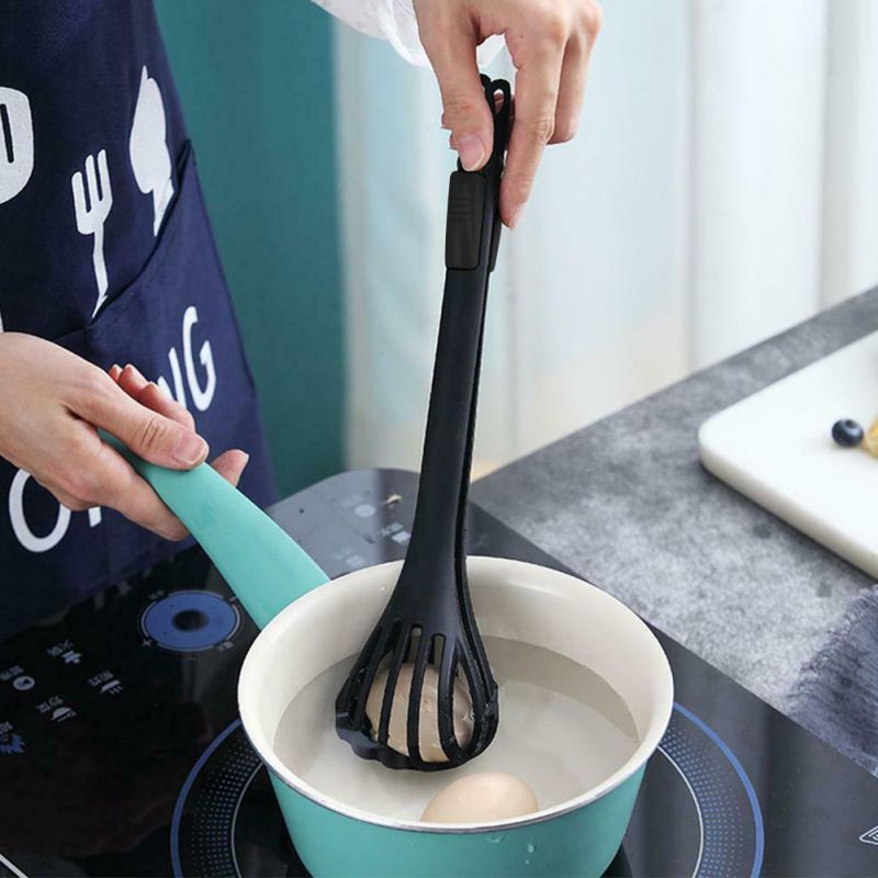 Egg Beater Plastic Spaghetti Noodle Clip Egg Beater Eggs Clip Salad Mixer Anti-Scalding Food Clip Eggs Clips Home Kitchen Supply