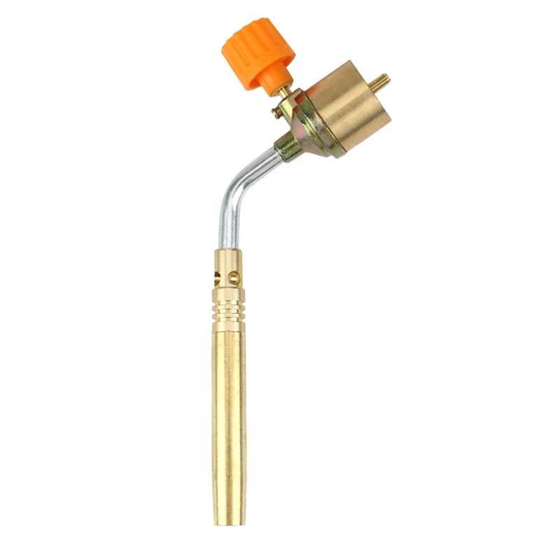 Brass MAPP, Propane Gas Torch, Automatic Ignition Trigger, Heating Welding Burner, Suitable For Camping And Welding: Default Title