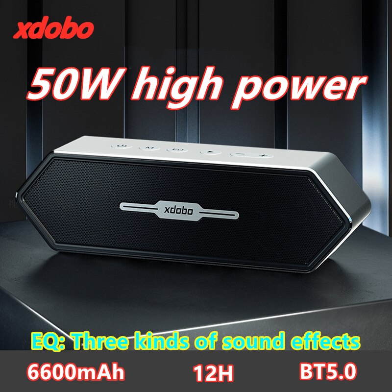 50w leistungsstarke, wasserdichte bluetooth-lautsprecher mit subwoofer, kräftigem bass, kabellosem gaming-lautsprecher, trendiger tragbarer soundbar in diamantform