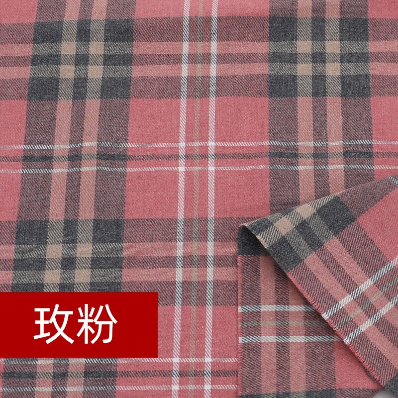 145cm*50cm Grinding Wool Plaid Shirt Fabric JK Clothing Skirt Jacket Pants Household Cloth Fabric DIY Apparel Sewing &amp; Fabric: 012