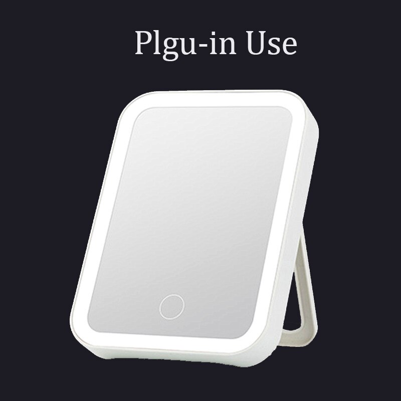 LED Makeup Mirror Illuminated Flexible Cosmetic Table Mirror With Light for Make Up Adjustable Light 27/33 Touch Screen: Plgu-in