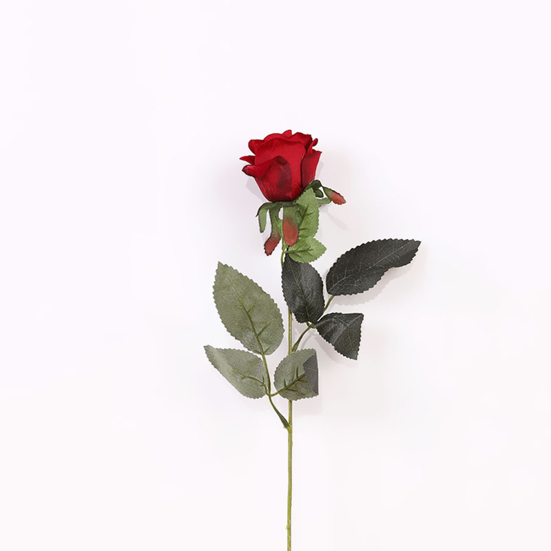 Single Beautiful European Artificial Flowers Rose Simulation Flannel Flowers Bouquet Home Dec Party Wedding Decoration