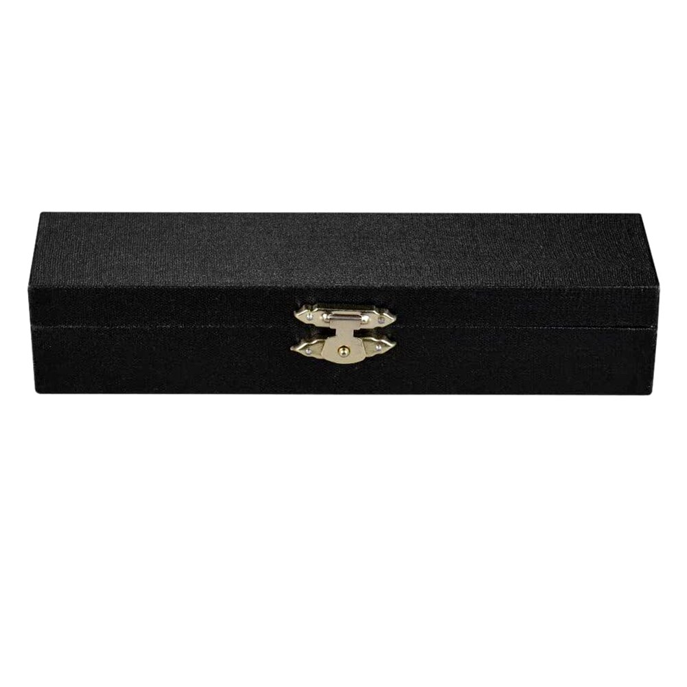 Mini clarinette modèle Instrument de musique Miniature bureau décor affichage clarinette basse avec boîte en cuir noir + support directe