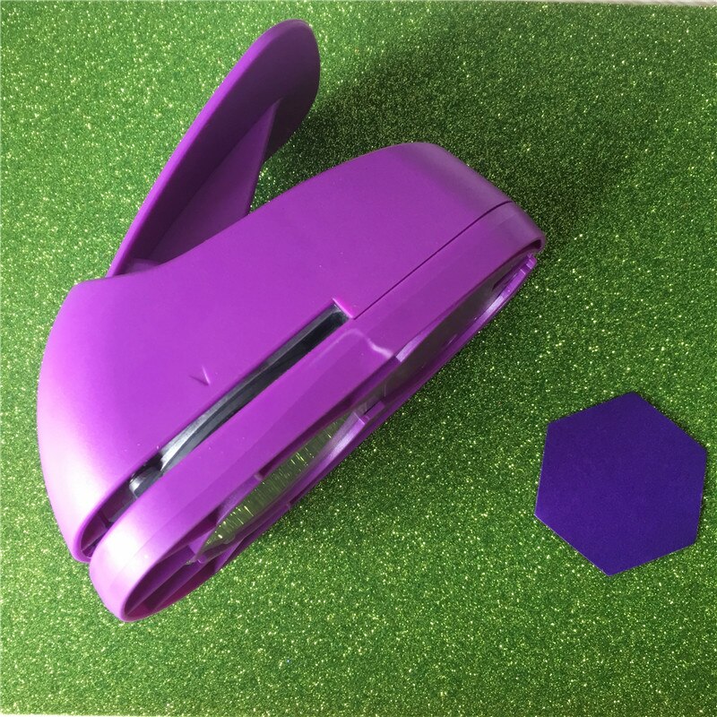 big hexagon shaped save power paper/eva craft punch Scrapbook Handmade punchers DIY hole punches graph puncher