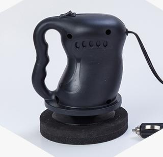 12V Cigarette lighter interface Electric mini Polishing Machine Car Polisher Cleaner: black