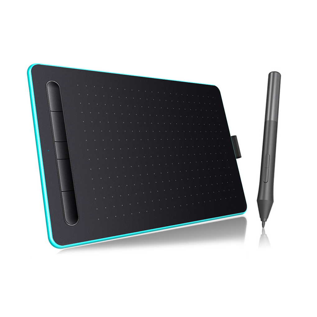 Vson Oplaadbare Grafische Tekening Tablet 5 Sneltoetsen Digitale Schetsen Panel Voor Beginners Volwassenen Laptops Accessoires: Blue
