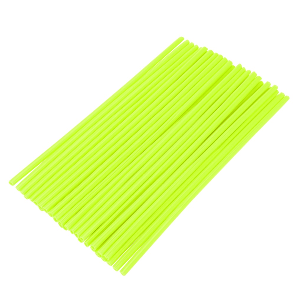 Fundas para radios de bicicleta, Kit Protector para llanta de rueda de Motocross, MTB, color rojo, 75 Uds.: Light Green